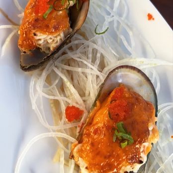Mikko Sushi - Baked Mussels - Sushi Bars Near Me - Escondido, California Mikko Sushi - Baked Mussels - Sushi Bars Near Me - Escondido, California