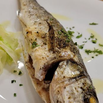 Trattoria Alle Lance - Grilled Seabass. - Italian Near Me - Venezia, VE Trattoria Alle Lance - Grilled Seabass. - Italian Near Me - Venezia, VE