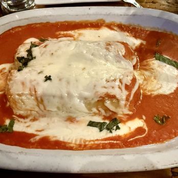 Cicciotti's - Cannelloni. Sauce was nice, but the filling was a bit dry for my preference. - Italian Near Me - Carlsbad, California