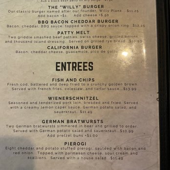 Plank's Bier Garten - Menu - Bars Near Me - Columbus, Ohio