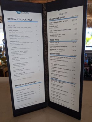 Menu photo 2 Brisas Playa del Carmen, ROO