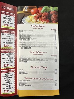 Menu photo 2 Covello's Pizza Trenton, NJ Menu photo 2 Covello's Pizza Trenton, NJ