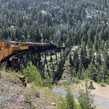 Leadville Railroad - Along the highway most of trip which is only about 35 minutes round trip. - Tours Near Me - Leadville, Colorado Leadville Railroad - Along the highway most of trip which is only about 35 minutes round trip. - Tours Near Me - Leadville, Colorado