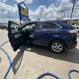 My clean car after visiting Soapy Jeff's. My clean car after visiting Soapy Jeff's.