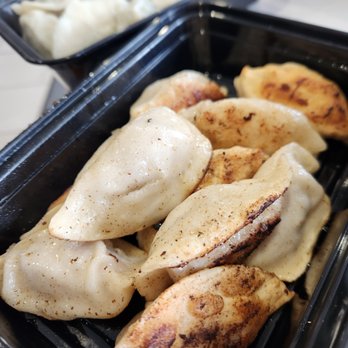 Luscious Dumplings - Pan Fried Beef, Cheese & Onion Dumplings. - Noodles Near Me - Monrovia, California Luscious Dumplings - Pan Fried Beef, Cheese & Onion Dumplings. - Noodles Near Me - Monrovia, California