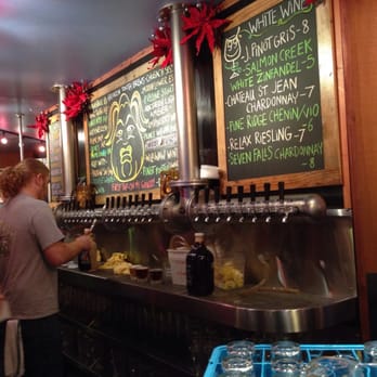 Moose's Tooth - Nice wall of Broken Tooth beers! - Pizza Near Me - Anchorage, Alaska