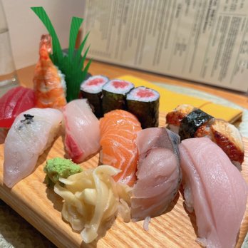 Murata Restaurant - Sushi A (8 piece nigiri and day special roll) - Japanese Near Me - Portland, Oregon Murata Restaurant - Sushi A (8 piece nigiri and day special roll) - Japanese Near Me - Portland, Oregon