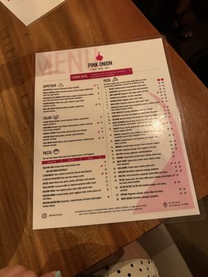 Menu photo 1 Pink Onion San Francisco, CA Menu photo 1 Pink Onion San Francisco, CA