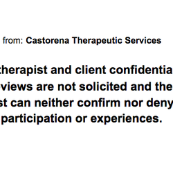 Castorena Therapeutic Services - Important message from Castorena Therapeutic Services
