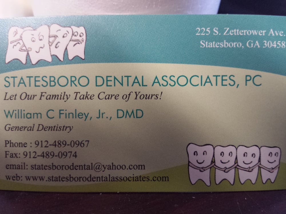STATESBORO DENTAL ASSOCIATES Updated September 2024 225 S