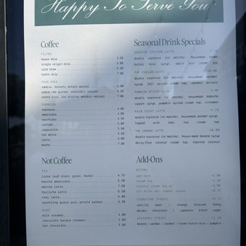 Room Service Coffee - Menu - Coffee & Tea Near Me - Ventura, California Room Service Coffee - Menu - Coffee & Tea Near Me - Ventura, California