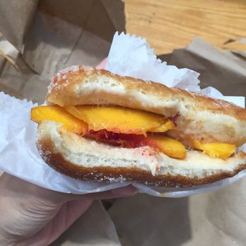 Revolution Doughnuts - Peach slider - Donuts Near Me - Atlanta, Georgia Revolution Doughnuts - Peach slider - Donuts Near Me - Atlanta, Georgia