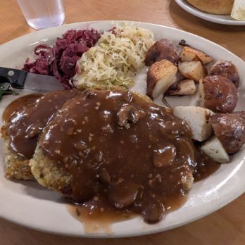 Baren Haus - The cabbage and the gravy are the stars of this dish! - German Near Me - Leavenworth, Washington Baren Haus - The cabbage and the gravy are the stars of this dish! - German Near Me - Leavenworth, Washington