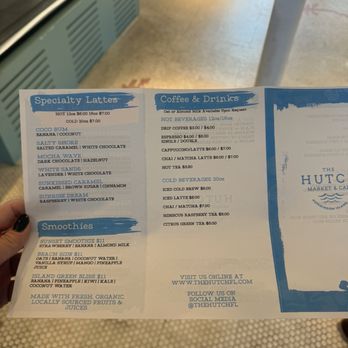 The Hutch - Menu December 2025 - Juice Bars & Smoothies Near Me - Stuart, Florida
