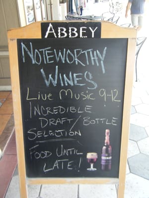 Menu photo 8 Abbey Bar DeLand, FL