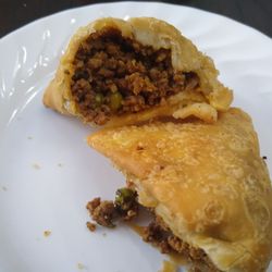 Lyndale Corner Food Mart - Inside the beef samosas.