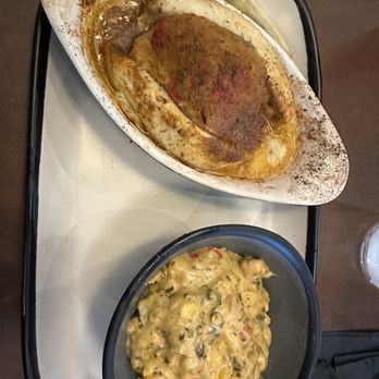 Crabby's Oceanside - Stuffed flounder and creamy corn - Seafood Near Me - Daytona Beach, Florida