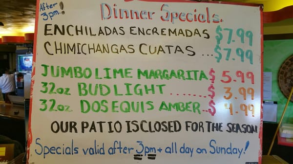 Menu photo 2 El Meson Shelbyville, IN