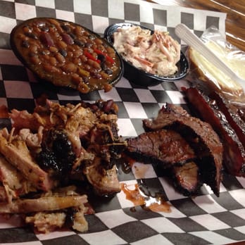 Big Bad Wolf Barbeque - Meat Combo Platter: Pulled-Pork, Brisket & Ribs - comes w/ 2 sides - Barbeque Near Me - Aston, Pennsylvania Big Bad Wolf Barbeque - Meat Combo Platter: Pulled-Pork, Brisket & Ribs - comes w/ 2 sides - Barbeque Near Me - Aston, Pennsylvania