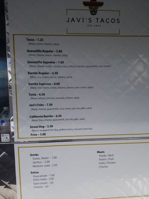 Menu photo 5 Javi's Tacos Turlock, CA Menu photo 5 Javi's Tacos Turlock, CA