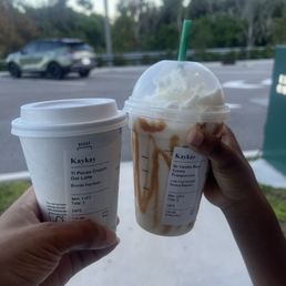 Pecan Crunch Oatmilk Latte  Vanilla Bean Crme Frappuccino Blended Crme
