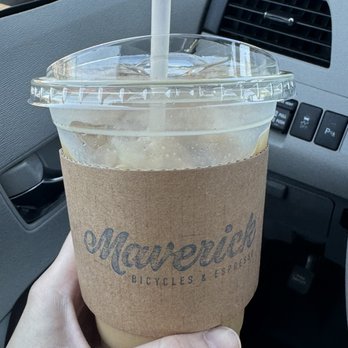 Maverick Coffee - Vanilla Latte 1/2 sweet - Bikes Near Me - Whittier, California