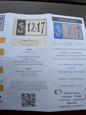 Menu photo 7 Cafe 1217 Hot Springs, AR Menu photo 7 Cafe 1217 Hot Springs, AR
