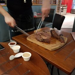 Le Grill du Barbare - 1 kilo de cote de boeuf à partager à deux.
