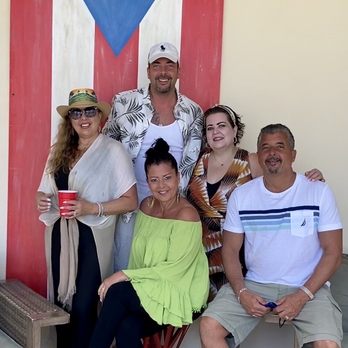 Hotel Villa Del Sol - Sibling getaway in Isla Verde.  This photo was taken at the wall by the Pool. - Hotels Near Me - Carolina, Puerto Rico
