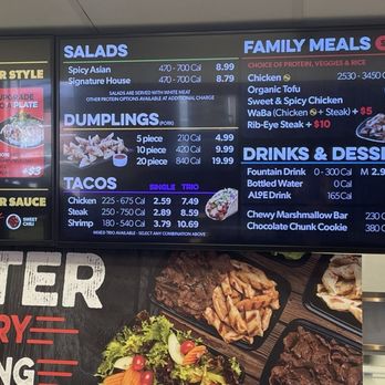 WaBa Grill - Menu - Asian Fusion Near Me - Fountain Valley, California WaBa Grill - Menu - Asian Fusion Near Me - Fountain Valley, California