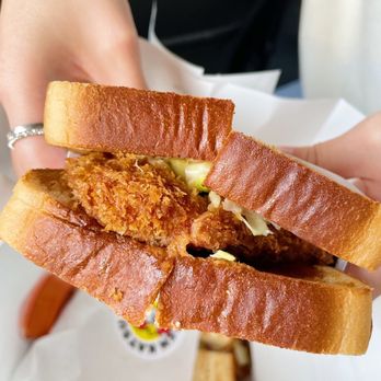 Katsu Sando - Pork Katsu Sando | Instagram: gaogirlsgrubbin - Sandwiches Near Me - Los Angeles, California
