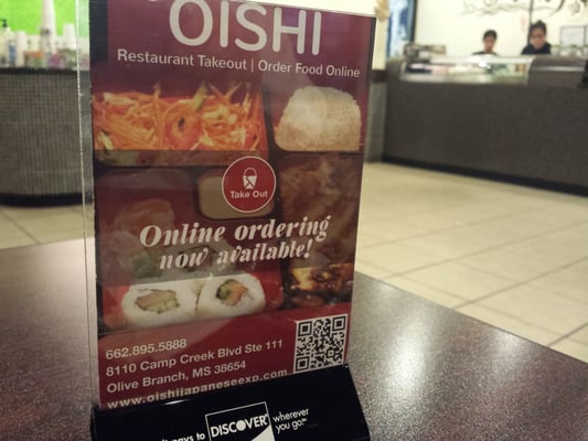 Menu photo 4 Oishi Japanese Express Olive Branch, MS Menu photo 4 Oishi Japanese Express Olive Branch, MS