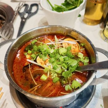 Nine Spices Hotpot - Clearwater - Individual Hotpot (Thai and Tomato broth) - Korean Near Me - Clearwater, Florida Nine Spices Hotpot - Clearwater - Individual Hotpot (Thai and Tomato broth) - Korean Near Me - Clearwater, Florida