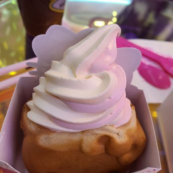 Hello Kitty Cafe - Swirl soft serve in waffle. - Themed Cafes Near Me - Las Vegas, Nevada Hello Kitty Cafe - Swirl soft serve in waffle. - Themed Cafes Near Me - Las Vegas, Nevada