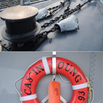 USS Cassin Young - Forward Anchor Handling & Life Preserver - Museums Near Me - Boston, Massachusetts USS Cassin Young - Forward Anchor Handling & Life Preserver - Museums Near Me - Boston, Massachusetts
