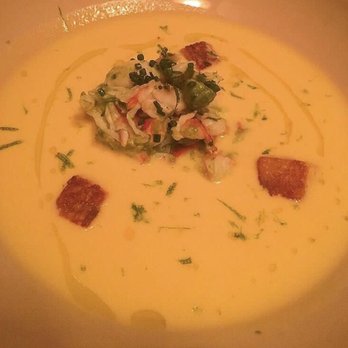 Jeffrey's - Corn soup, crab, avocado - American Near Me - Austin, Texas