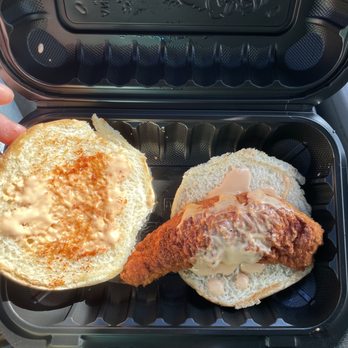 Angry Chickz - Mild Spice Angry Chickz Sandwich with no coke slaw or pickles. - Chicken Shop Near Me - San Jose, California Angry Chickz - Mild Spice Angry Chickz Sandwich with no coke slaw or pickles. - Chicken Shop Near Me - San Jose, California