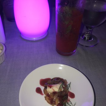 Sunset Monalisa - Compliments of the chef & raspberry mojito - Mediterranean Near Me - Cabo San Lucas, BCS