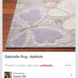 Pottery Barn Kids - Purple Gabrielle rug