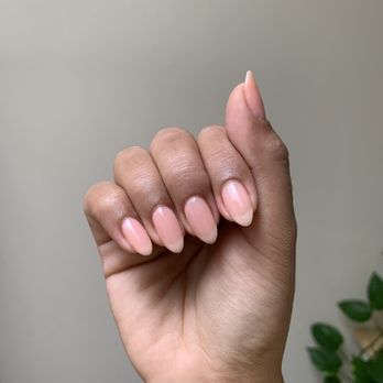 Pearly Nails - Gel manicure - This is my natural nail, she did an amazing job shaping them. - Nail Salons Near Me - San Francisco, California Pearly Nails - Gel manicure - This is my natural nail, she did an amazing job shaping them. - Nail Salons Near Me - San Francisco, California