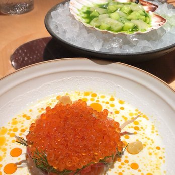 Chiltern Firehouse - Trout ceviche and Scallops - Restaurants Near Me - London, XGL Chiltern Firehouse - Trout ceviche and Scallops - Restaurants Near Me - London, XGL
