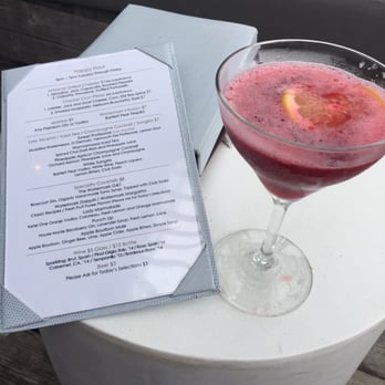 Watermark - " punch up" cocktail during happy hr. So delish! Blackberry infused gin, lavender syrup and lemon juice - Lounges Near Me - Asbury Park, New Jersey Watermark - " punch up" cocktail during happy hr. So delish! Blackberry infused gin, lavender syrup and lemon juice - Lounges Near Me - Asbury Park, New Jersey