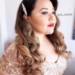 Hair By Perla Marleny - Bridal style (I also did her balayge color)