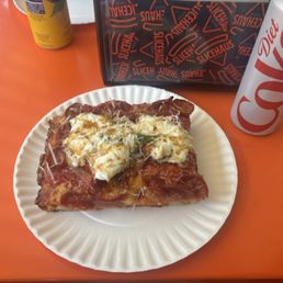 Pepperoni Burrata and Hot Honey Pizza Pepperoni Burrata and Hot Honey Pizza