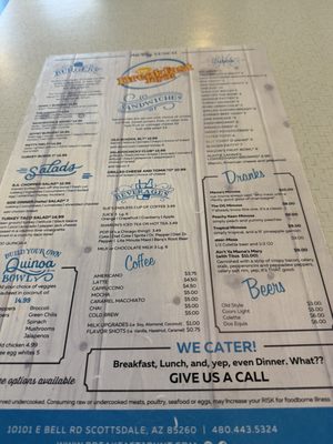 Menu photo 2 The Breakfast Joynt Scottsdale, AZ Menu photo 2 The Breakfast Joynt Scottsdale, AZ
