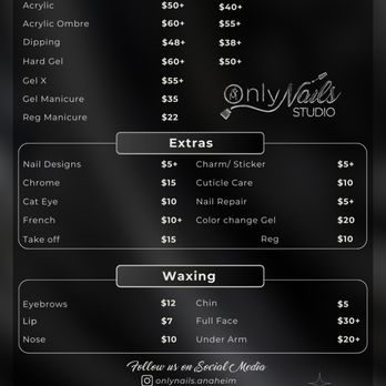 Onlynails Studio - Manicure Price List - Nail Salons Near Me - Anaheim, California Onlynails Studio - Manicure Price List - Nail Salons Near Me - Anaheim, California
