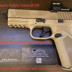 EDA Sports - NRA Firearm Classes Available