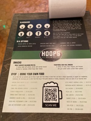 Menu photo 1 Hoops Brewing Duluth, MN