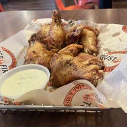 Crust N Fire - My son flipped for the hot wings! (1/7/24)