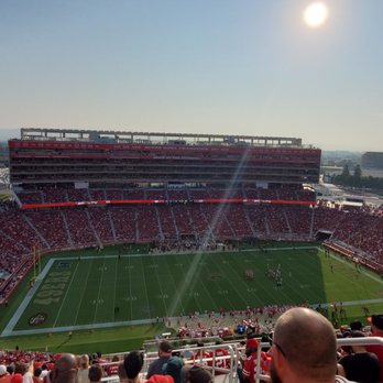 Levi's Stadium - View from 400's seating (feels more high up than it looks) - Stadiums & Arenas Near Me - Santa Clara, California